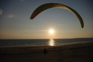 parapente dans le cotentin