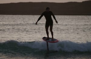 surf foil dans le cotentin