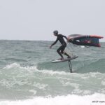 photo wing foil et kitesurf Normandie